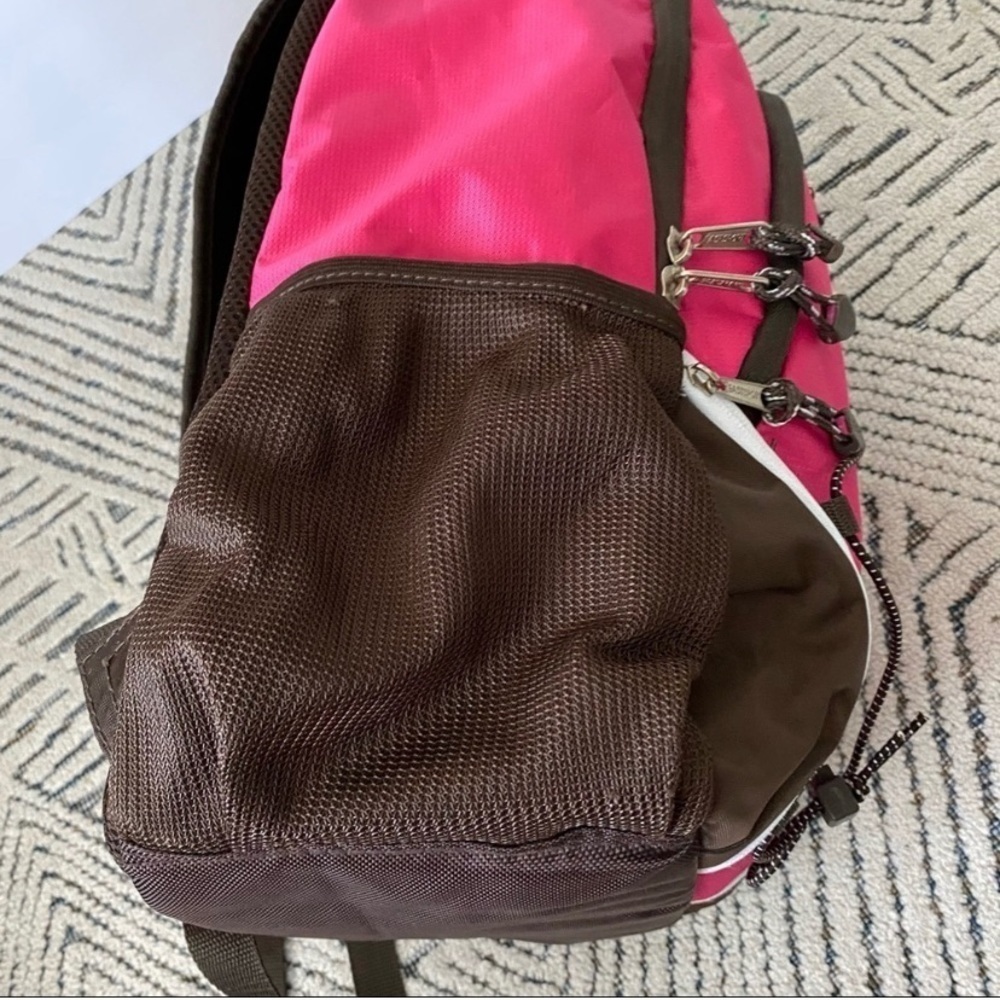 Eastport Backpack Brown Pink OS - Picture 6 of 13